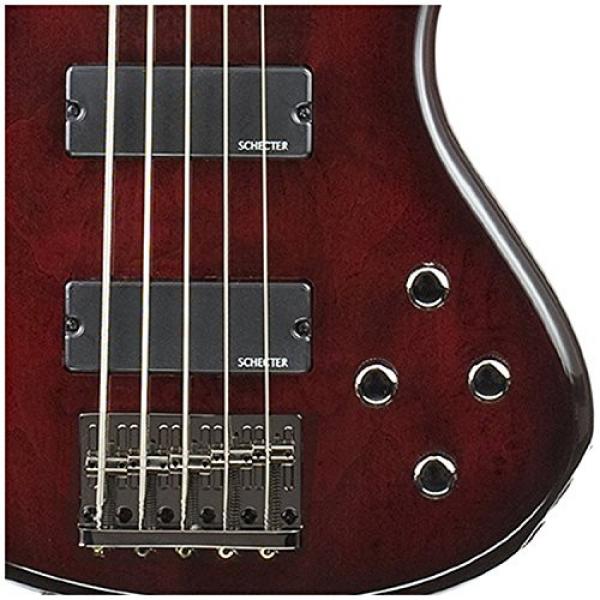 Schecter 2502 Stiletto Extreme 5 BCH Electric Bass w/ Gig Bag and Stand #3 image