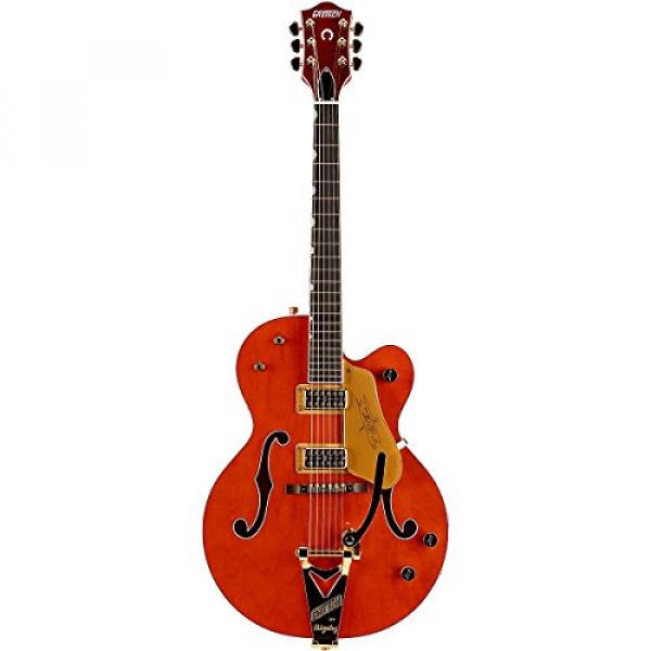 Gretsch G6120 Chet Atkins Hollow Body Electric Guitar - Orange #3 image