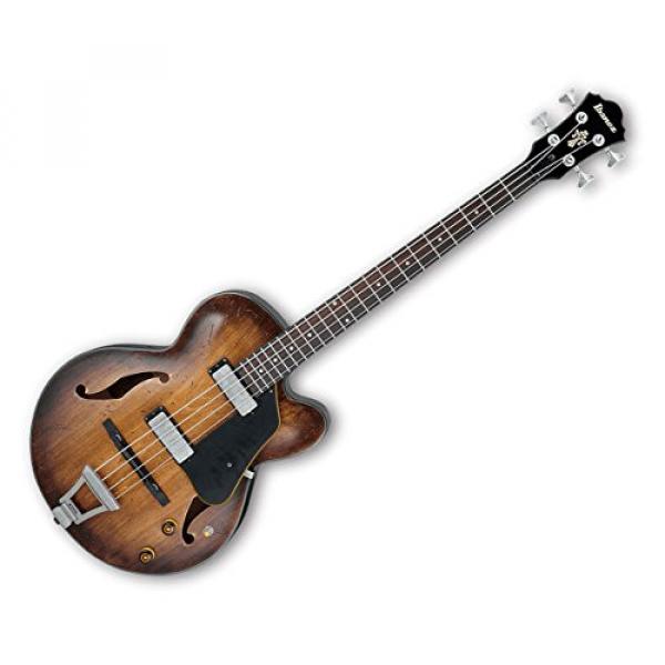 Ibanez AFBV200A Artcore Hollobody Electric Bass Tobacco Burst #1 image