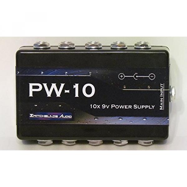 SwitchBlade Audio PW-10 Guitar Pedal Power Supply up to 10 Effects 9-Volt 2-Amp 9V 2A #1 image