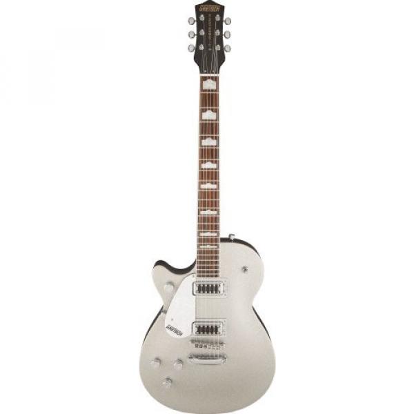 Gretsch G5439LH Electromatic Pro Jet Left-Handed Electric Guitar, 22 Frets, Rosewood Fretboard, Maple Neck, Passive Pickup, Gloss Polyester, Silver Sparkle #1 image