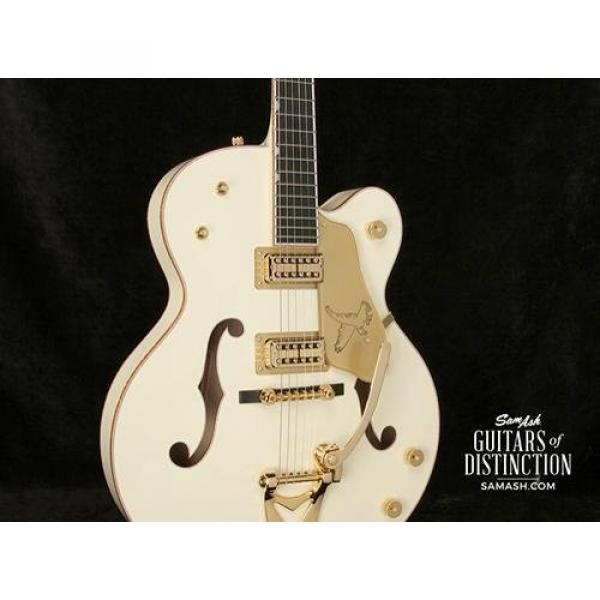 Gretsch G6136T-59GE Golden Era Edition 1959 Falcon with Bigsby Hollow Body Electric Guitar Vintage White (SN:JT15113561) #3 image