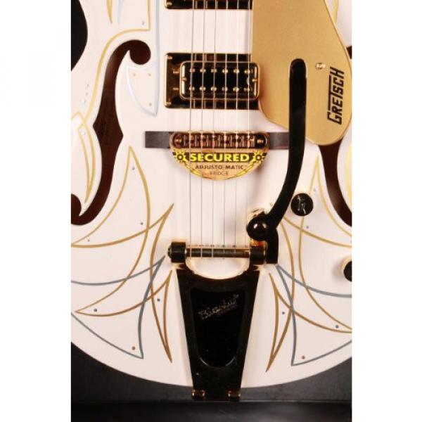 Gretsch Electromatic Hot Rod Walt #86 G5422TDC Hollow Body Electric Guitar - Cherry Blossom with Custom Pinstripes and Case #3 image