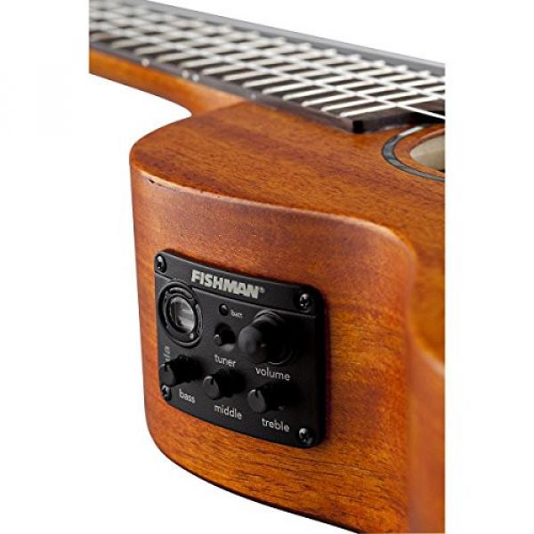 Gretsch G9121 Tenor A.C.E Acoustic-Electric Ukulele with Gig Bag - Honey Mahogany Stain #4 image