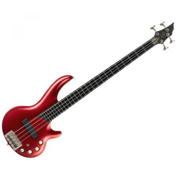 Cort Curbow 4-MR, 4-String Bass Guitar, Metallic Red Finish #1 image