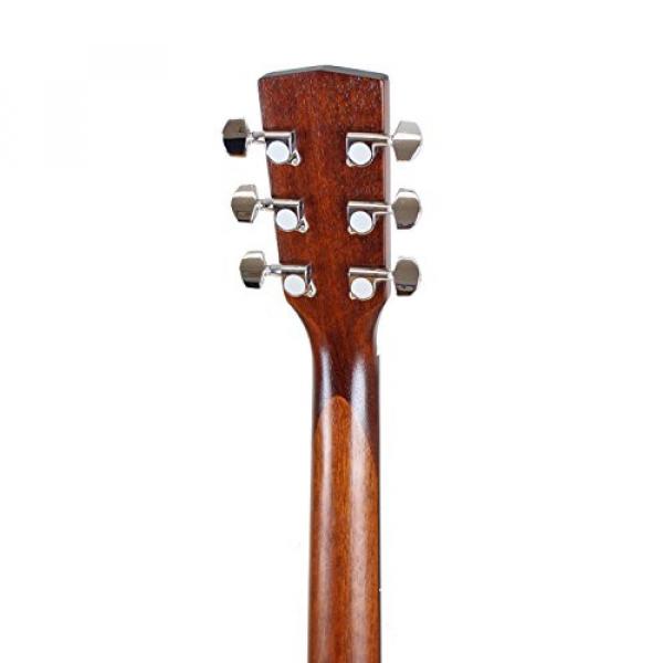 Cort AF510OP Standard Concert Body Acoustic Guitar Spruce Top, Natural Open Pore #5 image