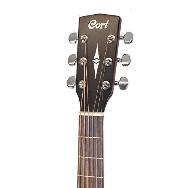Cort AF510OP Standard Concert Body Acoustic Guitar Spruce Top, Natural Open Pore #6 image