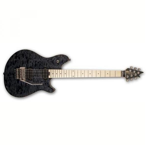 EVH Wolfgang WG Standard Electric Guitar, 22 Frets, Maple Fretboard, Bolt-On Maple Material, Transparent Black #1 image