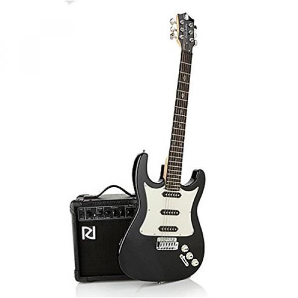 Randy Jackson Diamond Limited Edition Handcrafted Electric Guitar 20-piece Bundle ~ PEARLIZED BLACK #1 image