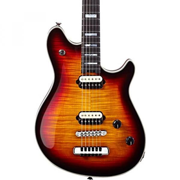 EVH Wolfgang USA 5A 3-Tone Sunburst Electric Guitar with case #1 image