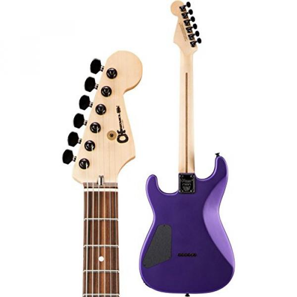Charvel USA Select San Dimas HSS Hardtail Rosewood Fingerboard Electric Guitar Satin Plum #4 image