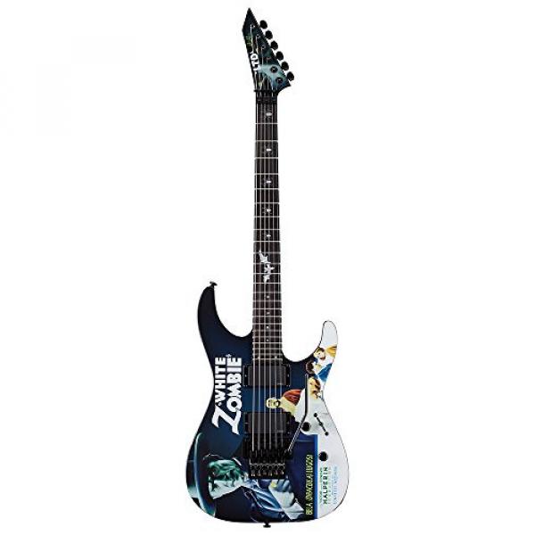 ESP LTD Kirk Hammett Signature White Zombie Graphic Electric Guitar #1 image