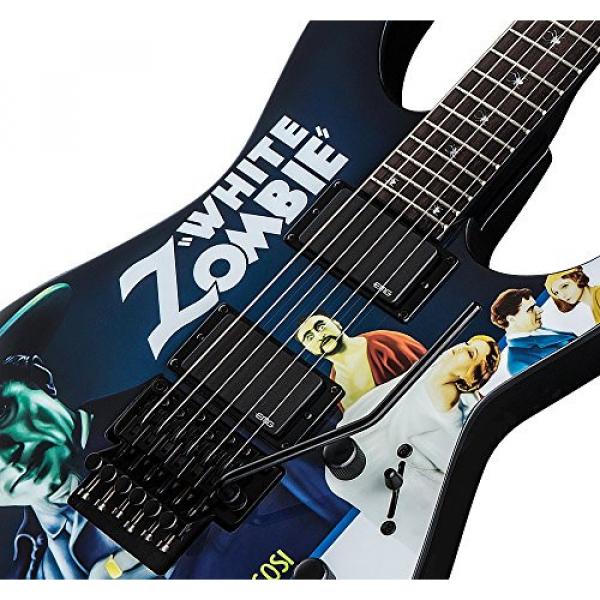 ESP LTD Kirk Hammett Signature White Zombie Graphic Electric Guitar #2 image