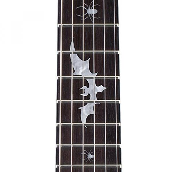 ESP LTD Kirk Hammett Signature White Zombie Graphic Electric Guitar #4 image
