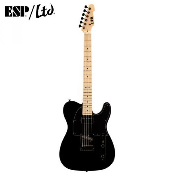 ESP LTD TE-212M-BLK Maple Electric Guitar with 10 Feet Cable, Strap, Stand, Tuner, ChromaCast Pick Sampler and ChromaCast Gig Bag #2 image