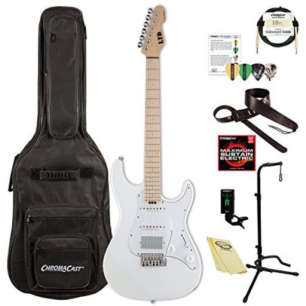 ESP LSN1000WMPW-KIT-1 SN Series SN-1000W MAPLE DUNCAN Electric Guitar, Pearl White #1 image