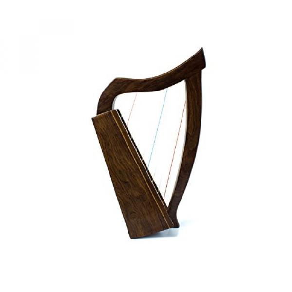 Brand New Handmade 9 String Celtic Wooden Knee Harp with a Rosewood Finish #3 image