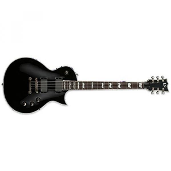 ESP LTD EC-401 Electric Guitar with Gig Bag Bundle, Black #3 image