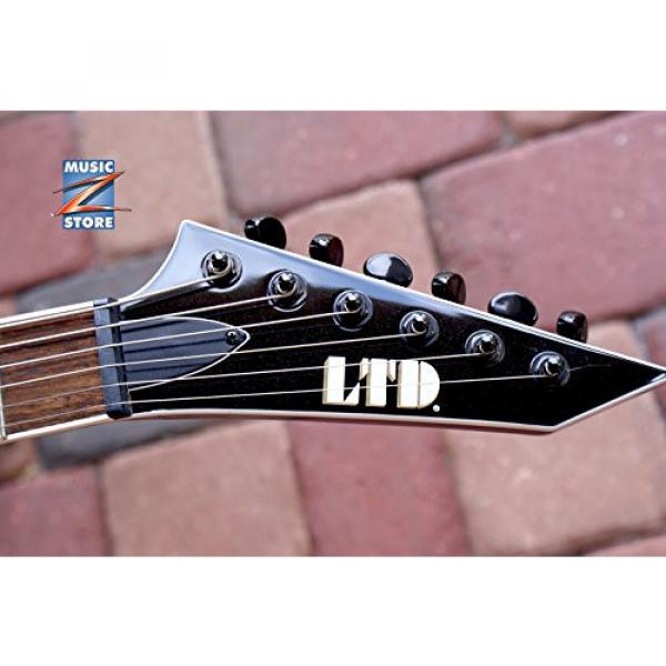ESP LTD V-401B Baritone V-shaped body Electric Guitar Black Brand New!!! #5 image