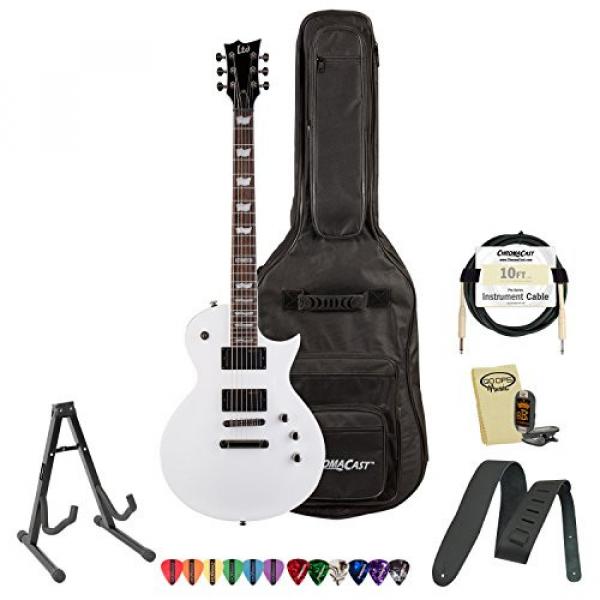 ESP JB-EC-331-SW-KIT-1 Snow White Electric Guitar with Accessories and Gig Bag #1 image