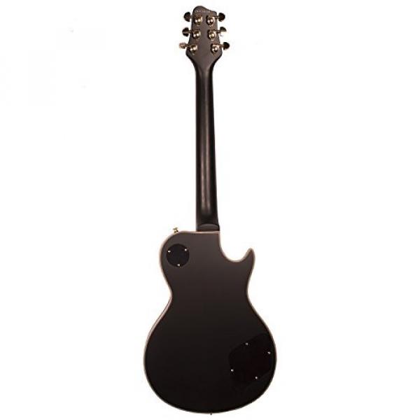Sawtooth ST-H68C-LH-STNBK Heritage Series Left-Handed Maple Top Electric Guitar, Satin Black #3 image