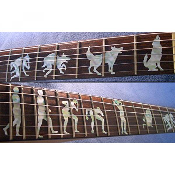 Fretboard Markers Inlay Sticker Decals for Guitar- Werewolf #3 image