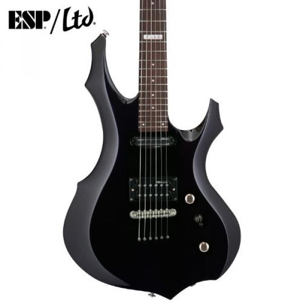 ESP F JB-F10KIT-BLK-KIT-5 Electric Guitar with Tuner, Picks, ESP Gig Bag, Cable and Guitar Amp - Black #3 image