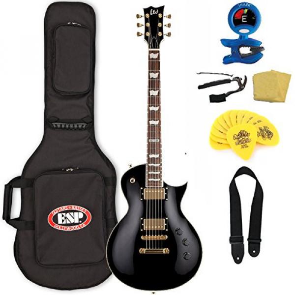 ESP LTD EC-256 Black With ESP Gig Bag and Guitar Vault Accessory Pack (LEC256BLK) #1 image