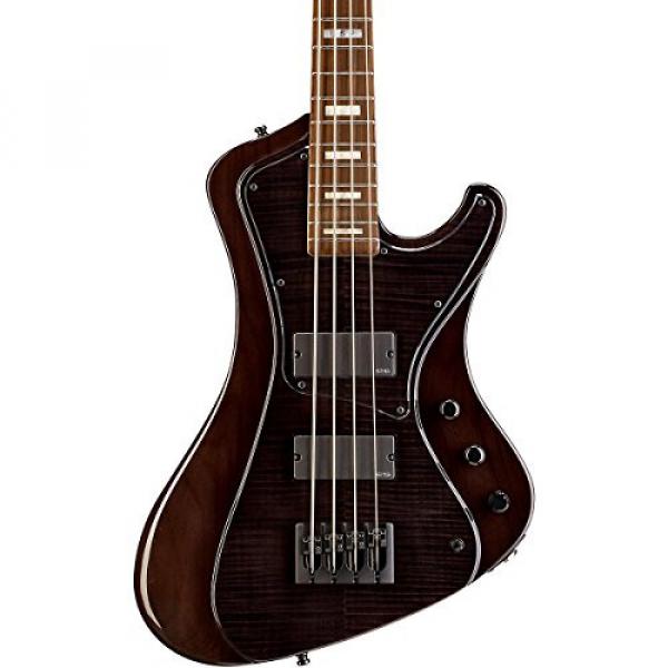 ESP E-II Stream - See Thru Black Flamed Maple Electric Bass #1 image