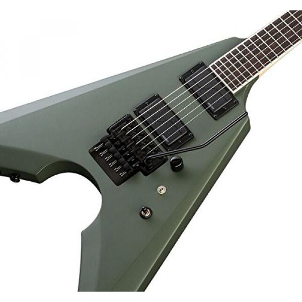 ESP LMK600MGS Solid-Body Electric Guitar, Military Green Satin #7 image