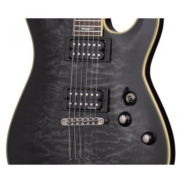 Schecter Omen Extreme-6 Electric Guitar (See-Thru Black) #3 image