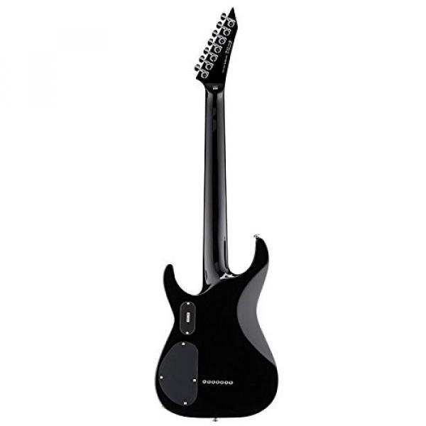 ESP LSC607BBLKF Solid-Body Electric Guitar, Black Fishman #4 image