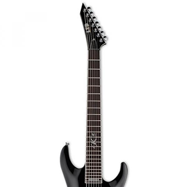 ESP LSC607BBLKF Solid-Body Electric Guitar, Black Fishman #6 image