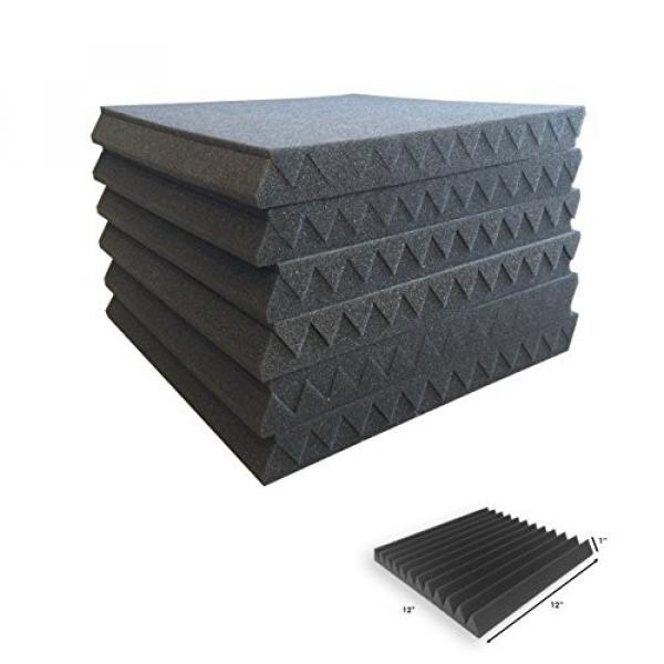 12 Pack Acoustic Panels Studio Foam Wedges 1&quot; X 12&quot; X 12&quot; #5 image