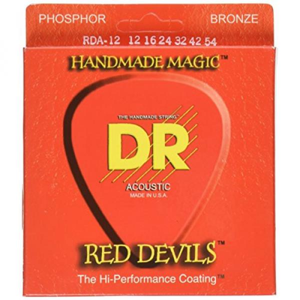 DR Strings Red Devils - Red Coated Acoustic12-54 #1 image