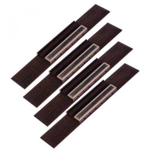 4pcs Classical Guitar Bridge Finished Rosewood for Classic Guitar String Space 12mm #1 image
