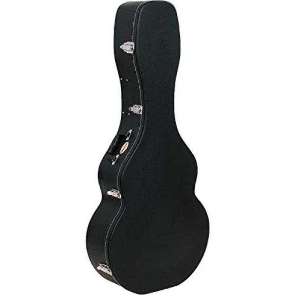 Rockcase Jumbo 12 String Jazz Guitar Curved Case Black Tolex #1 image
