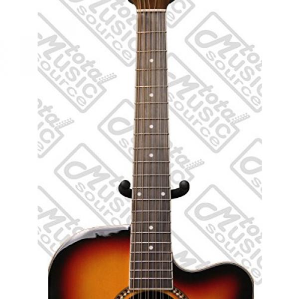 Oscar Schmidt 12 String A/E Guitar &amp; Kaces HD Padded Gig Bag, Sunburst,OD312CETS #4 image