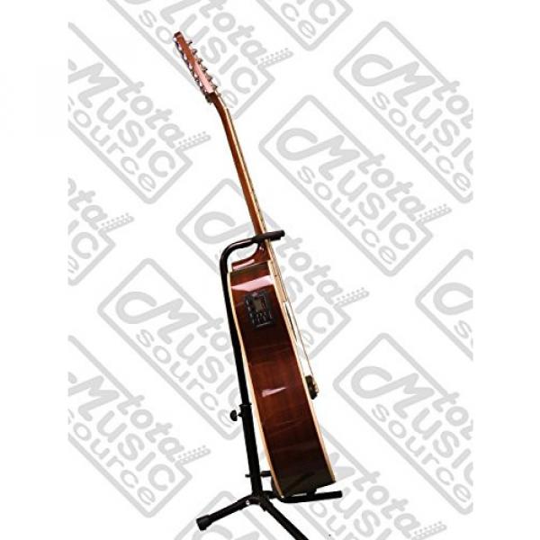 Oscar Schmidt 12 String A/E Guitar &amp; Kaces HD Padded Gig Bag, Sunburst,OD312CETS #6 image