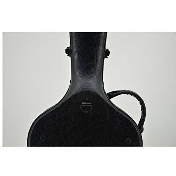 Crossrock CRF1000CBKL Fiberglass Classical Guitar Case Hardshell- Backpack Style for 4/4 Full Size in Black Leather #7 image