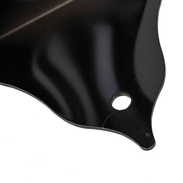 Yibuy Black Zinc Alloy Dobro Style Tailpiece 117mm Length for 6 Strings Dobro Resonator Guitar #6 image