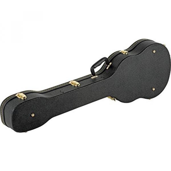 Musician's Gear Electric Bass Case Violin Shaped Black #6 image