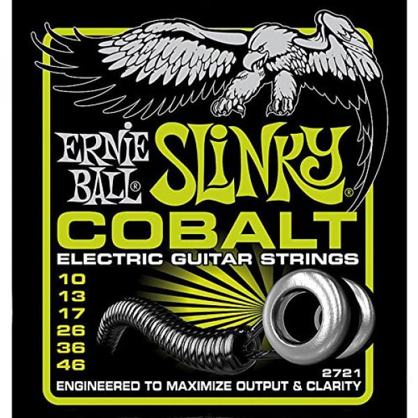 Ernie Ball 2721 Cobalt Regular Slinky 10-46 Electric Guitar Strings 12 Sets #1 image