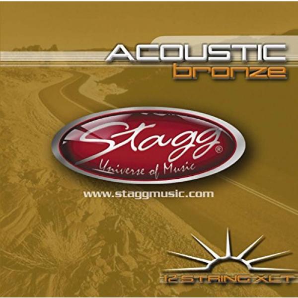 Stagg AC-12ST-BR 12 String Acoustic Guitar Strings, Extra Light #1 image