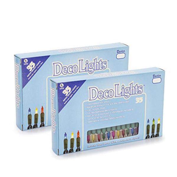 Darice Multi Colored 35 Bulb Indoor Light String Set, Pack of 2 #1 image