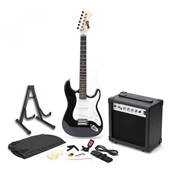 RockJam Full Size Electric Guitar SuperKit with 20 Watt Amp, Guitar Stand, Case, Tuner, and Accessories #1 image