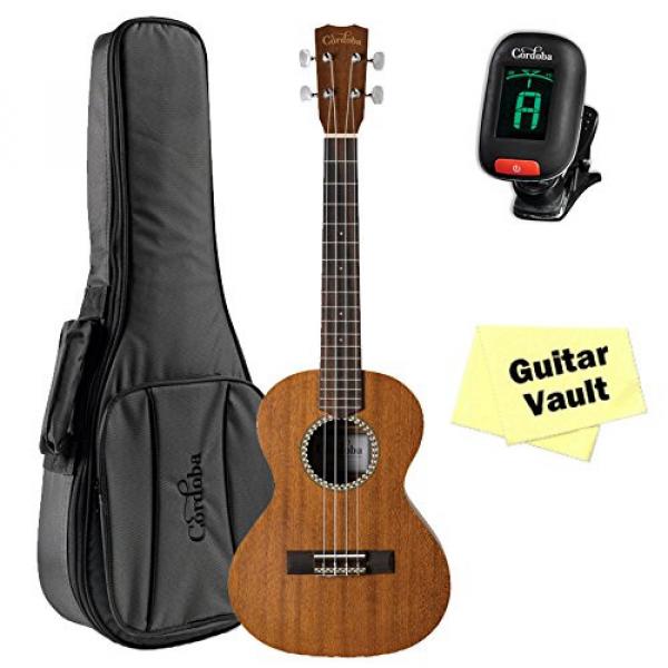 Cordoba 20TM Tenor Ukulele guitarVault Package with Cordoba Deluxe Gig Bag and Tuner #1 image