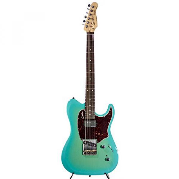 Godin Session Custom T 59 6-String Electric Guitar w Gigbag - Coral Blue #1 image