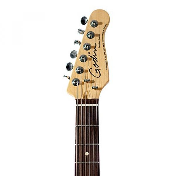 Godin Session Custom T 59 6-String Electric Guitar w Gigbag - Coral Blue #3 image