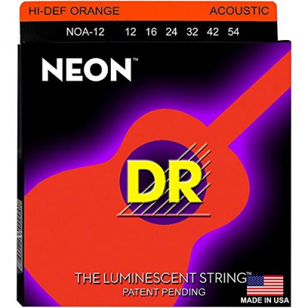 DR Strings Neon Phosphorescent Pink Acoustic 11-50 #1 image